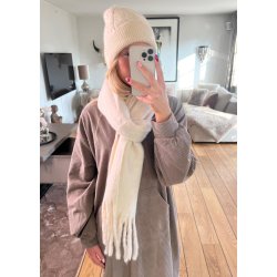 Cable Knitted Hut- Beige