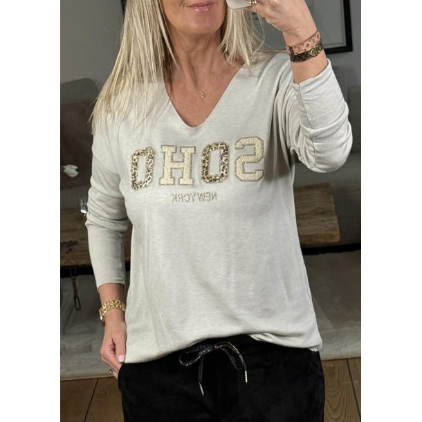 Camilia Soho Blouse- Beige 