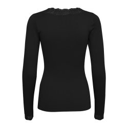 Camilla LS Rip T-shirt- Black