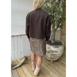 Carol Muxi Skirt-Leopard