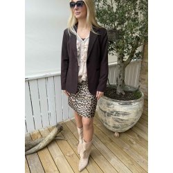 Carol Muxi Skirt-Leopard