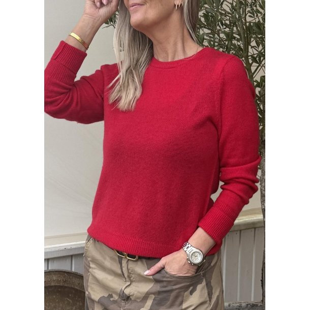 Cashie Pullover- Crimson