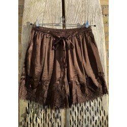 Catalina Shorts Satin- Brown