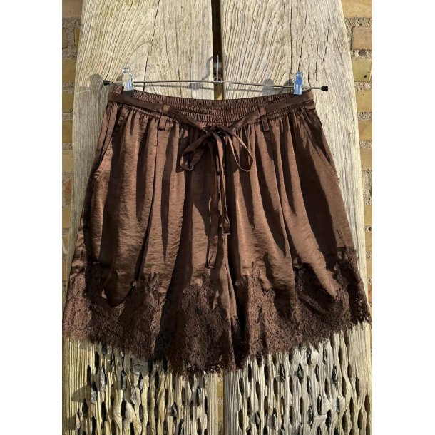 Catalina Shorts Satin- Brown