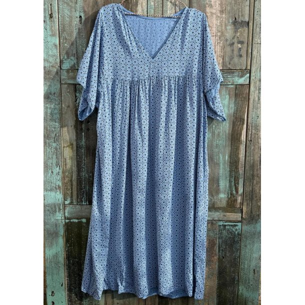 Chana Loose Dress- Jeans blue