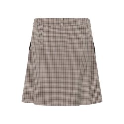 Checka Skirt-Brown Check
