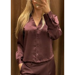Chilli l/s Re shirt- Mauve Wine