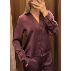 Chilli l/s Re shirt- Mauve Wine