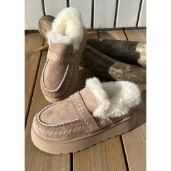 Chunky Teddy Shoes 9007-Khaki