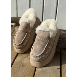Chunky Teddy Shoes 9007-Khaki