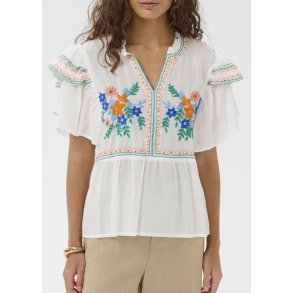Cinda Blouse- Spring Gardenia