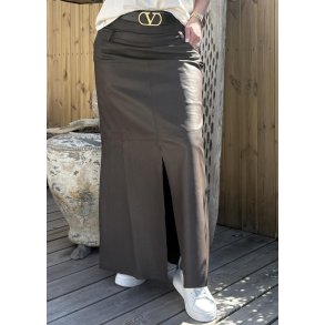 Clara Maxi Skirt- Brown