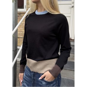 Clare Annemarie Pullover- Blac