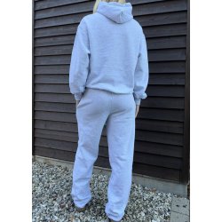 Classic Hooded Sweat-Heather Grey