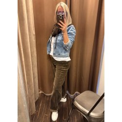 Vilma Denim Jacket- Washed Blue Den