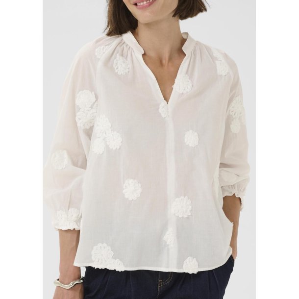Clover Shirt- Spring Gardenia