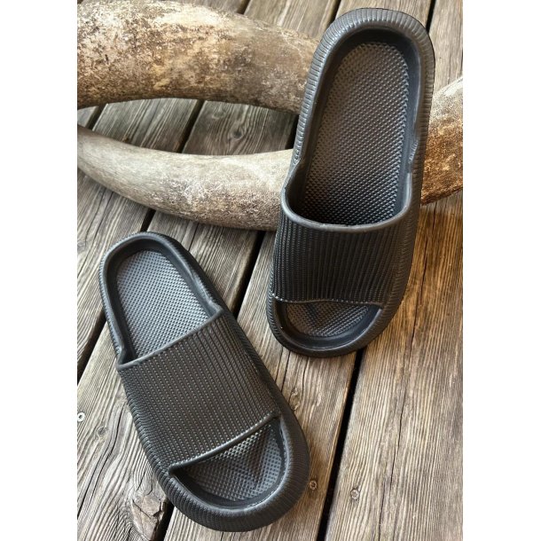Comfort Mules- Black