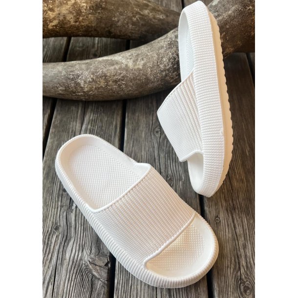 Comfort Mules- White