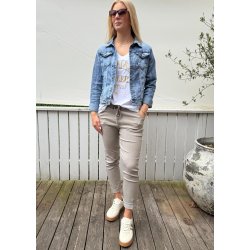 Copines Cotton T-shirt- white