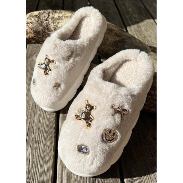 Cozy Slippers- Beige