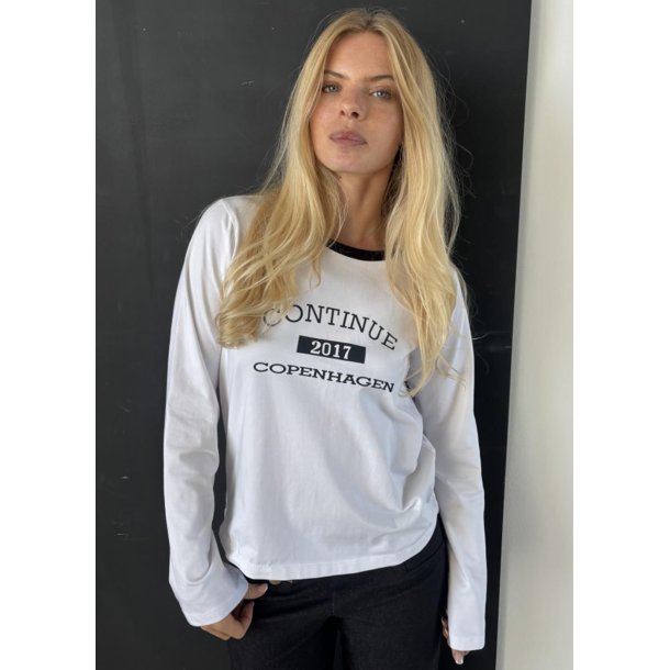 Dea T-shirt Long Sleeve-white