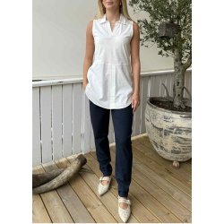 Delphine Collar Top- Spring gardeni