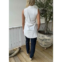 Delphine Collar Top- Spring gardeni