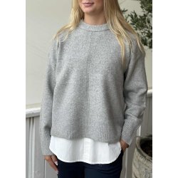 Delphine Collar Top- Spring gardeni