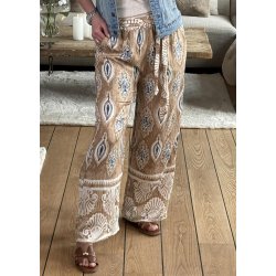 Denis Loose Pants- Beige