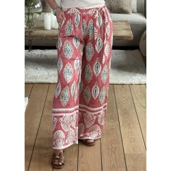 Denis Loose Pants- Coral