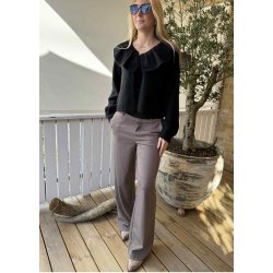 Denisi l/s lo Knit Cardigan-Black