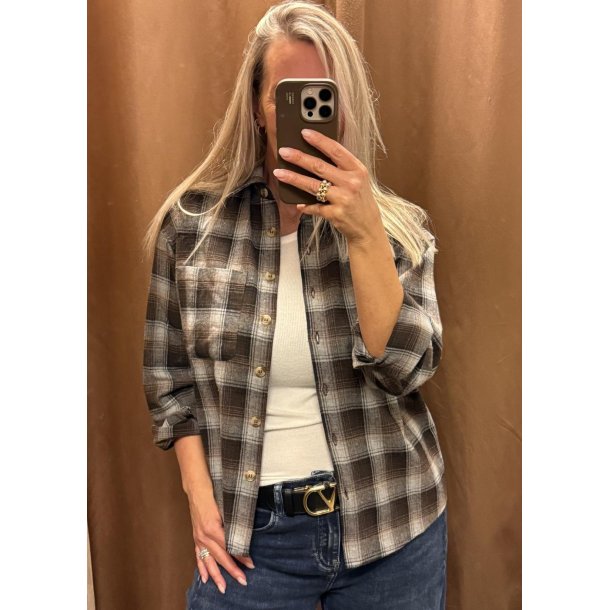 Dico Check Shirt- Brown Check