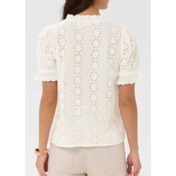 Dona Blouse-Chalk