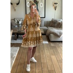 Donna Dress- Camel
