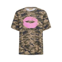 Dorit Gith T-shirt- Green Camouflag