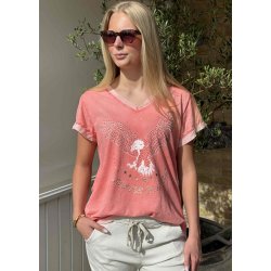 Eagle T-Shirt-Coral
