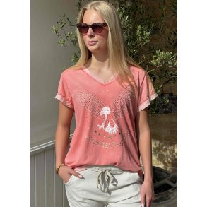 Eagle T-Shirt-Coral