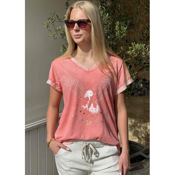 Eagle T-Shirt-Coral
