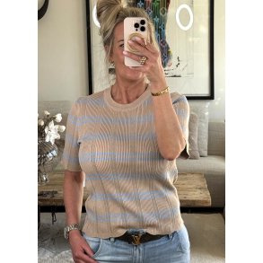 Ebba s/s Re Pullover- Humus/ little