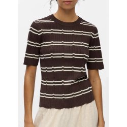 Ebba s/s Re Pullover- seal brown/birch