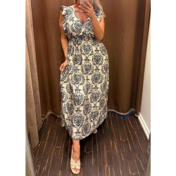 Elena Long Dress 137- Black