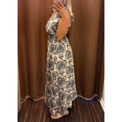 Elena Long Dress 137- Black