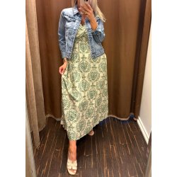 Elena Long Dress 137- Green