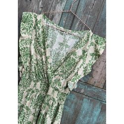 Elena Long Dress 137- Green