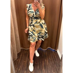 Elena Short Dress 125- Camel