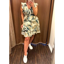 Elena Short Dress 125- Taupe