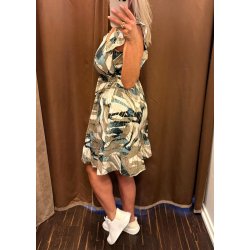 Elena Short Dress 125- Taupe