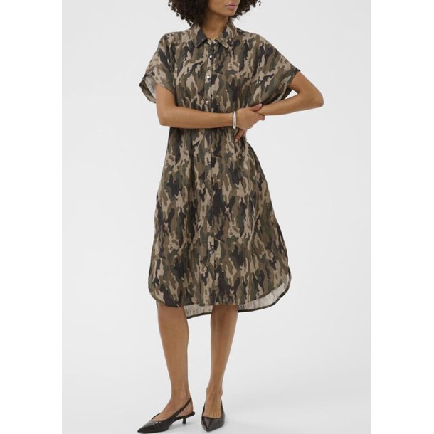 Elina Kaftan Dress- Camouflage