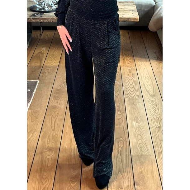 Ellie Pants - Black-Glitter-jersey