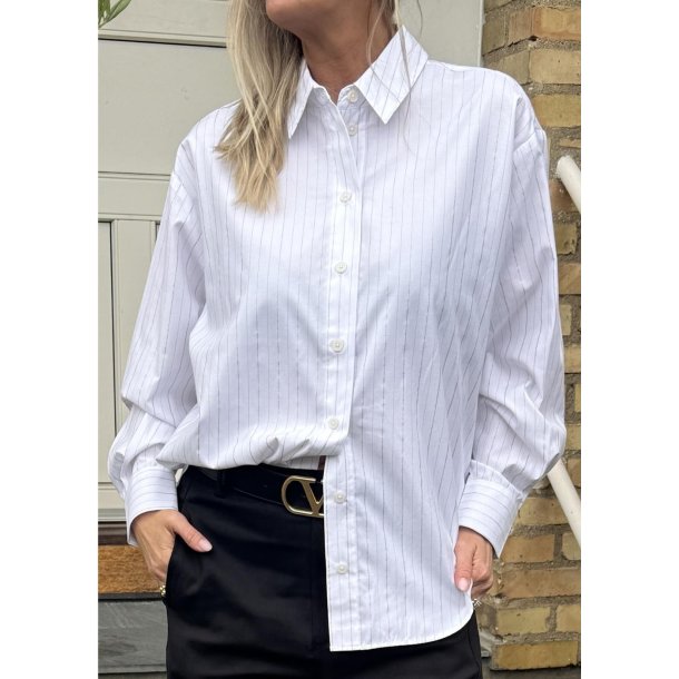 Ellie Shirt- Chalk silver str
